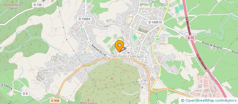 localisation de l'entreprise ESTANY & PAPOUSEK  CLERMONT-L'HERAULT