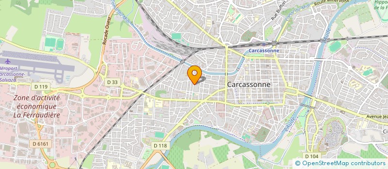 localisation de l'entreprise ESTAPLET à CARCASSONNE