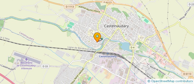 localisation de l'entreprise ESTAQUEBIAU à CASTELNAUDARY