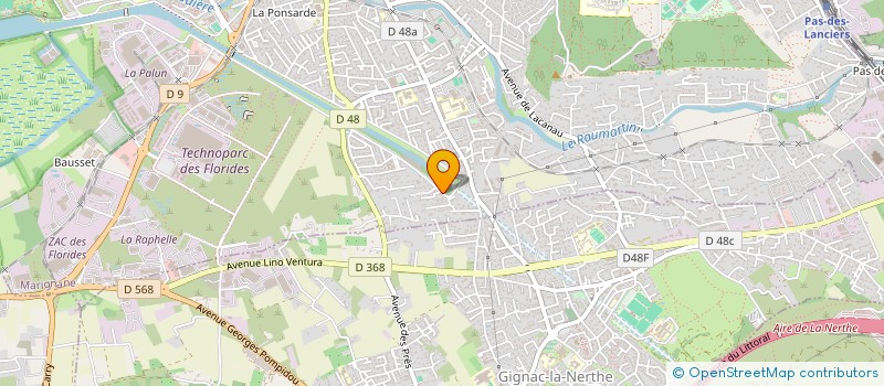 localisation de l'entreprise ESTAQUENNE  LES PENNES-MIRABEAU