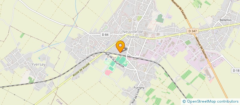 localisation de l'entreprise ESTARIS  NEUVILLE-DE-POITOU