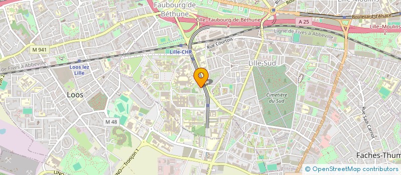 localisation de l'entreprise ESTARIS MONITORING à LILLE