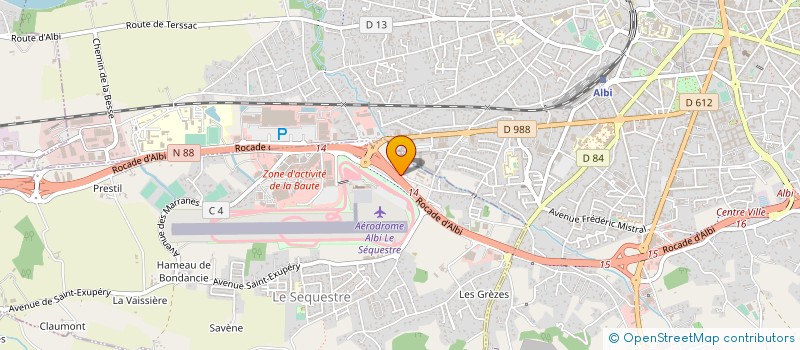 localisation de l'entreprise ESTARN CUISINES à LE SEQUESTRE