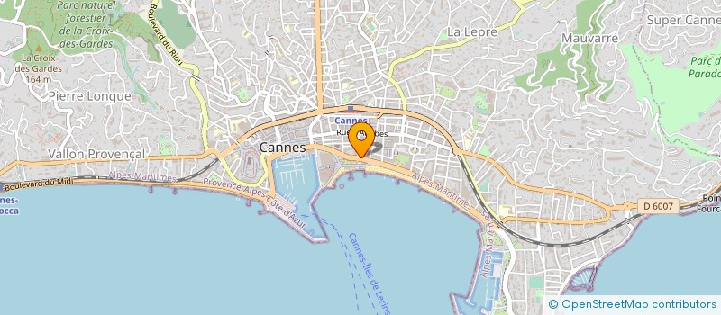 localisation de l'entreprise ESTATE PRESTIGE à CANNES