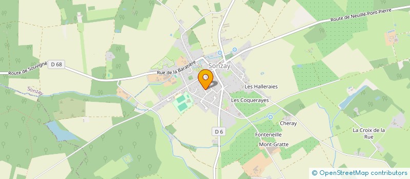 localisation de l'entreprise ESTATE QYD  SONZAY