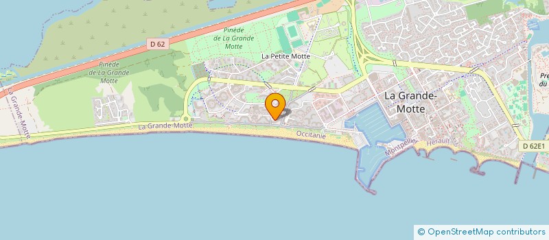 localisation de l'entreprise ESTAU DE LA BORIETTE  LA GRANDE-MOTTE