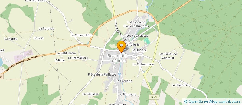 localisation de l'entreprise ESTAULT  BEAUMONT-LOUESTAULT