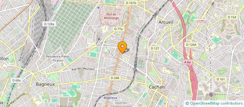 localisation de l'entreprise ESTB ETUDES SYNTHESES TECHNIQUES DES BATISSEURS à CACHAN