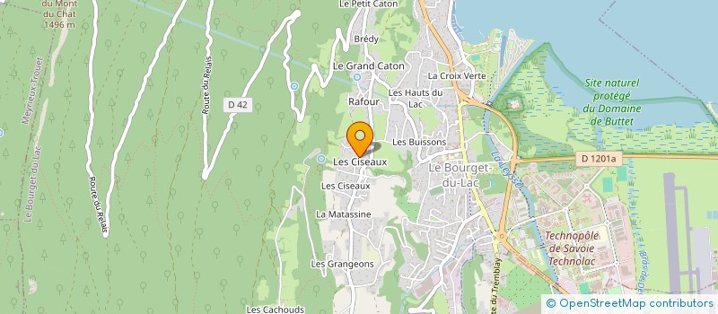 localisation de l'entreprise ESTBER à LE BOURGET-DU-LAC