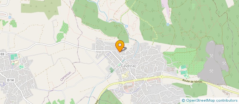 localisation de l'entreprise ESTBM IMMOBILIER  CAVEIRAC