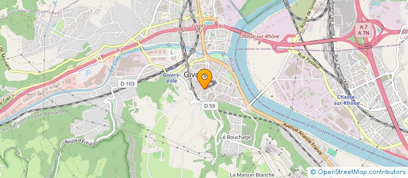 localisation de l'entreprise ESTCARS à GIVORS