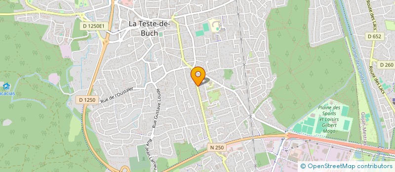 localisation de l'entreprise ESTE à LA TESTE-DE-BUCH