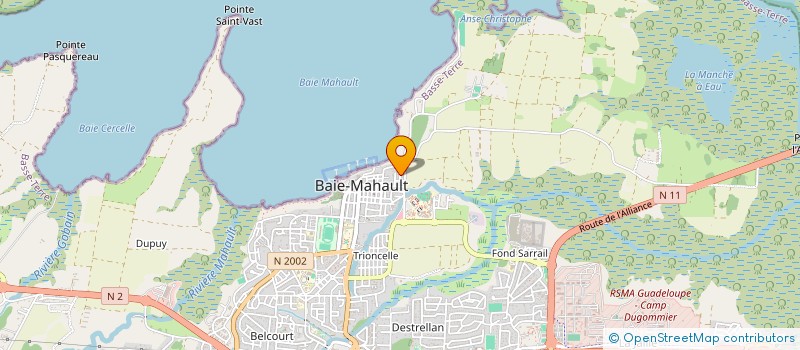 localisation de l'entreprise ESTE INVEST  BAIE MAHAULT