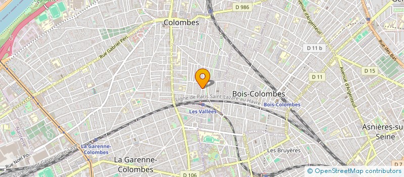 localisation de l'entreprise ESTEAM ASSOCIATION  COLOMBES