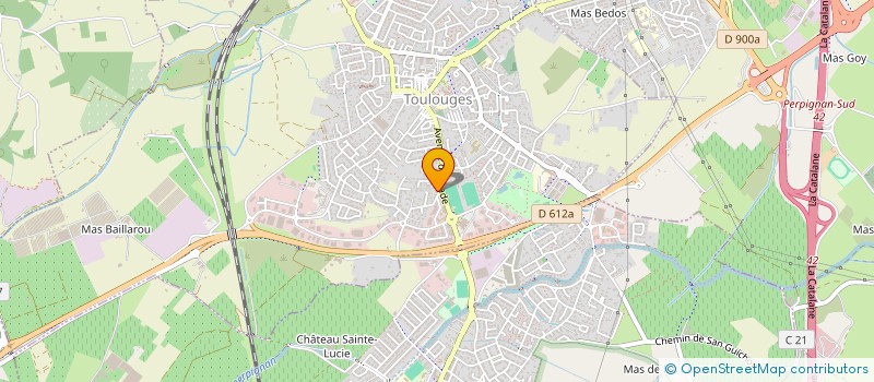 localisation de l'entreprise ESTEBAN  TOULOUGES