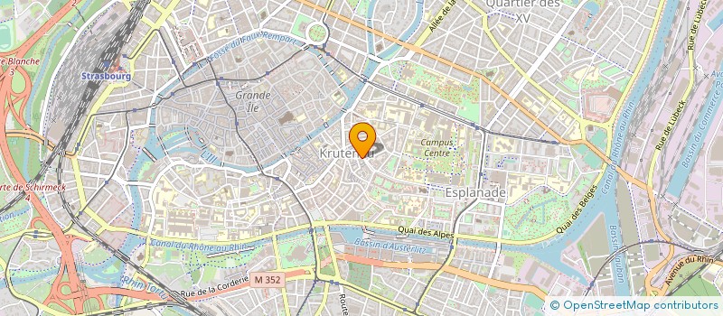 localisation de l'entreprise ESTEBAN ESTYLOS SARL à STRASBOURG