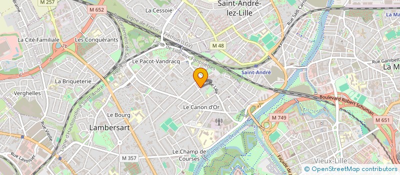 localisation de l'entreprise ESTEBAN INC à LAMBERSART