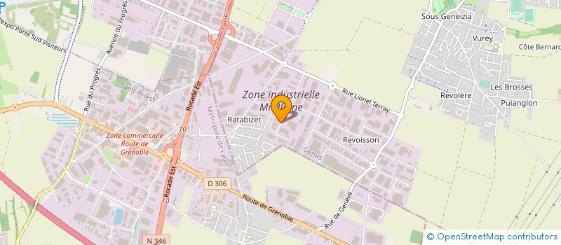 localisation de l'entreprise ESTEBAN SA à GENAS