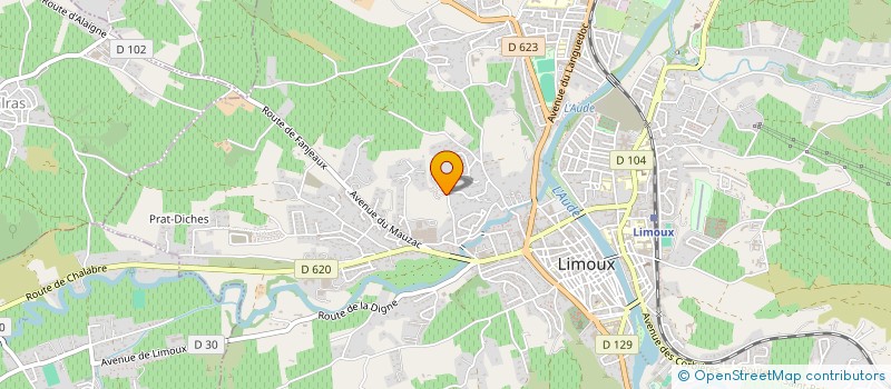 localisation de l'entreprise ESTEBOU à LIMOUX
