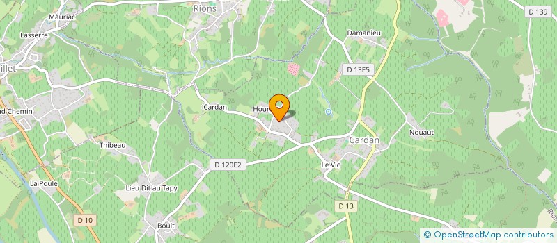 localisation de l'entreprise ESTECLOM  CARDAN