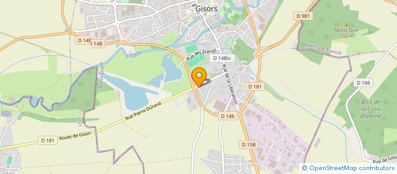 localisation de l'entreprise ESTEE-EXPRESS à GISORS