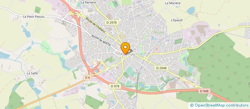 localisation de l'entreprise ESTEF à AIZENAY