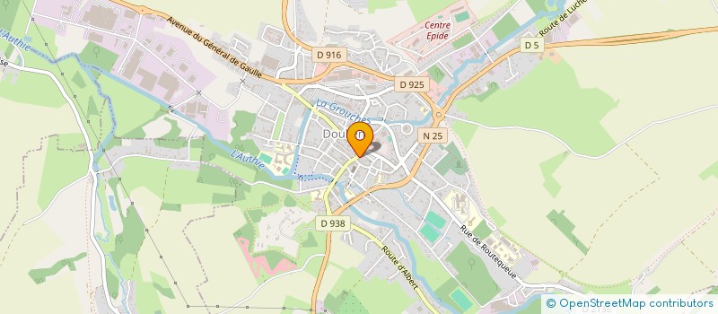 localisation de l'entreprise ESTEF  DOULLENS