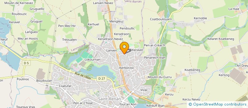 localisation de l'entreprise ESTEGINA  SAINT-RENAN