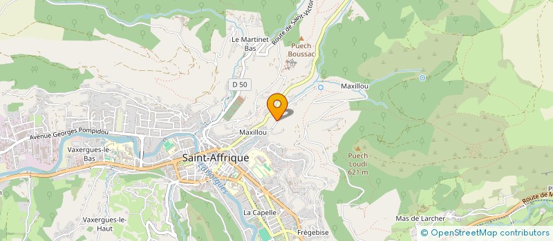 localisation de l'entreprise ESTELA  SAINT-AFFRIQUE