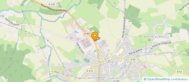 localisation de l'entreprise ESTELI  THERMIQUES à SAMER