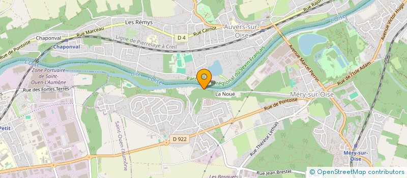 localisation de l'entreprise ESTELIPABLO  MERY-SUR-OISE