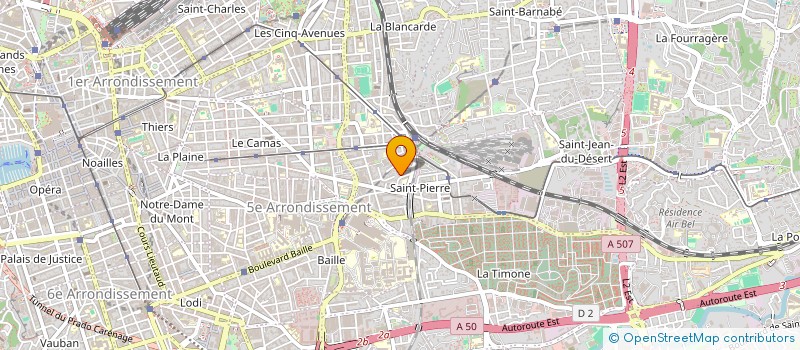 localisation de l'entreprise ESTELLE à MARSEILLE