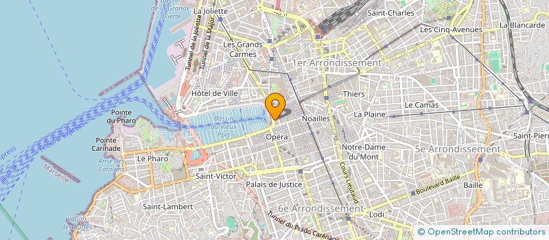 localisation de l'entreprise ESTELLE à MARSEILLE