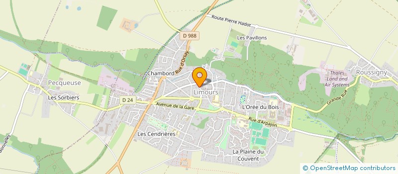 localisation de l'entreprise ESTELLE ALEXANDRE  LIMOURS