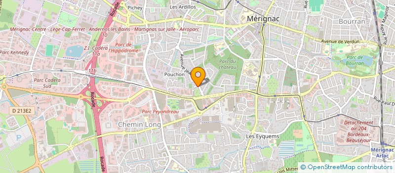 localisation de l'entreprise ESTELLE B  MERIGNAC