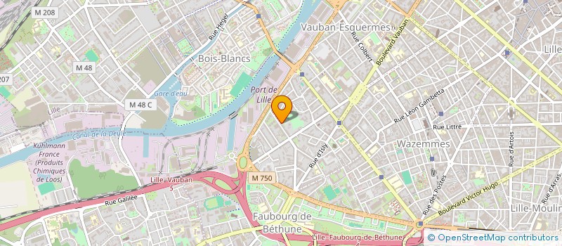 localisation de l'entreprise ESTELLE BLANQUART à LILLE