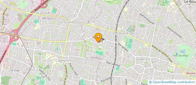 localisation de l'entreprise ESTELLE BOUQUET EVENTS & COM  BORDEAUX