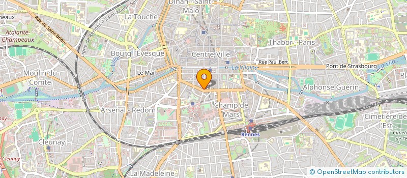 localisation de l'entreprise ESTELLE ET CHOCOLAT  RENNES