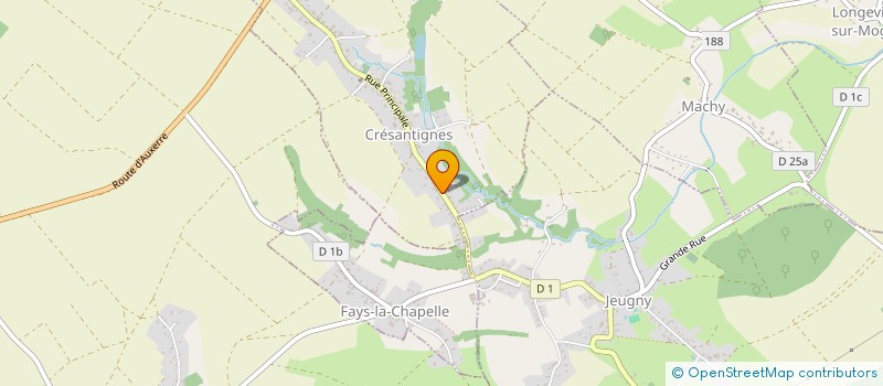 localisation de l'entreprise ESTELLE ET MAXIME FRANCOIS SAS  CRESANTIGNES