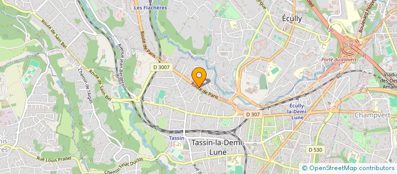 localisation de l'entreprise ESTELLE ET QUENTIN à TASSIN-LA-DEMI-LUNE