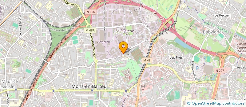 localisation de l'entreprise ESTELLE INTERNATIONAL à MARCQ-EN-BARŒUL