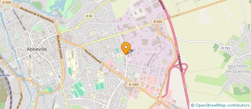 localisation de l'entreprise ESTELLE JAKOBCZYK à ABBEVILLE