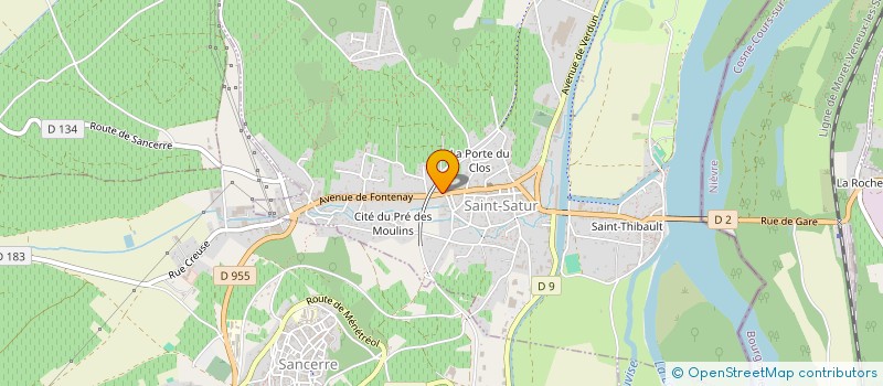 localisation de l'entreprise ESTELLE NAELS REFLEXOLOGIE PLANTAIRE  SAINT-SATUR