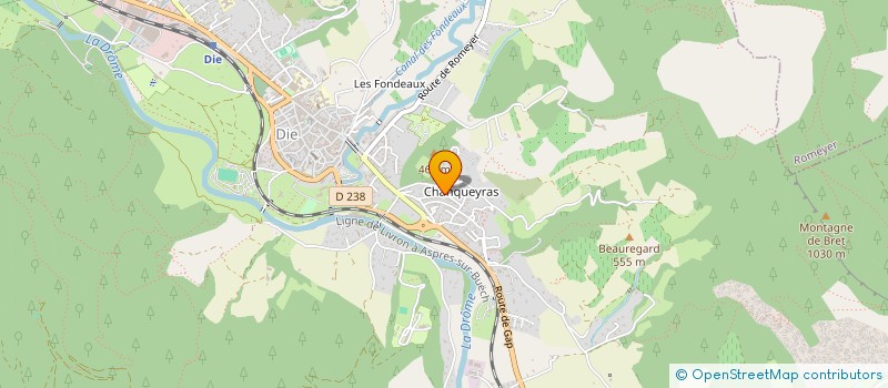 localisation de l'entreprise ESTELLE PERE & FILS  SOLAURE EN DIOIS