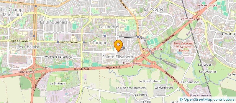 localisation de l'entreprise ESTELLE S.E  RENNES