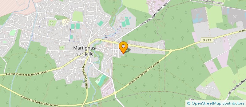 localisation de l'entreprise ESTELLE SERRURERIE  MARTIGNAS-SUR-JALLE