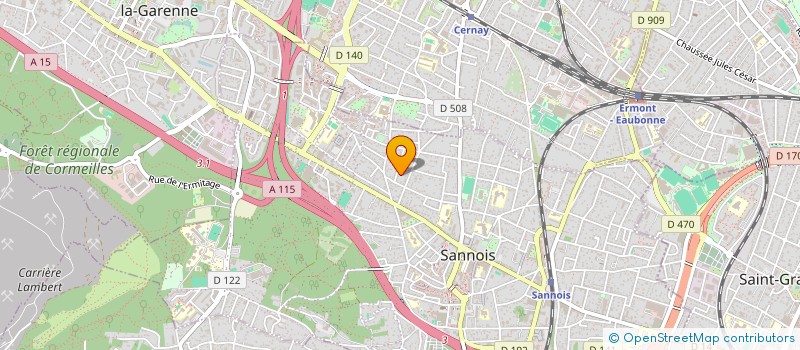 localisation de l'entreprise ESTELLE SOLEIL  SANNOIS