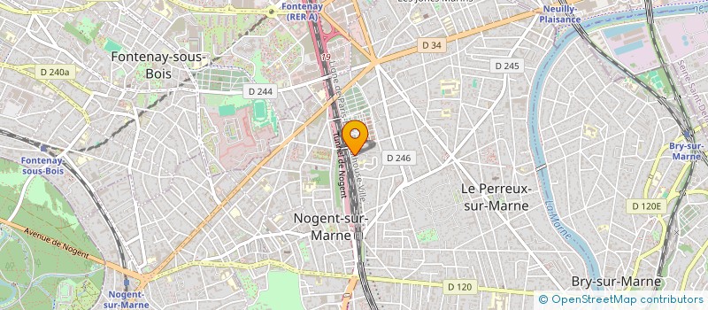 localisation de l'entreprise ESTELLE TRIOMPHE COACHING  LE PERREUX-SUR-MARNE