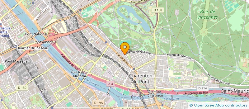 localisation de l'entreprise ESTELLEVIOLONCELLE  CHARENTON-LE-PONT