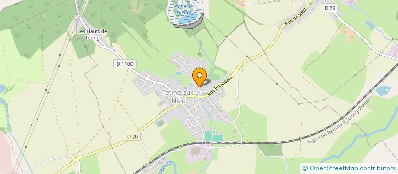 localisation de l'entreprise ESTELLOT  TETING-SUR-NIED